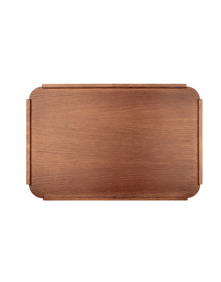 Buffet Oak Walnut Tray (L)