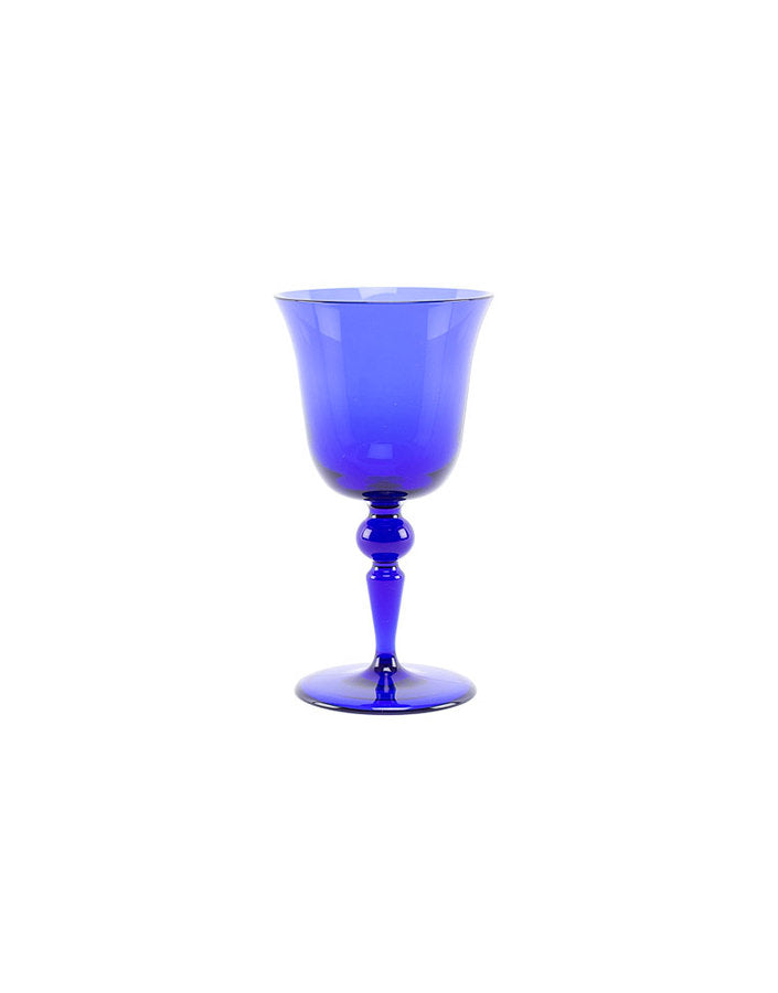 St Moritz blue small wine glass