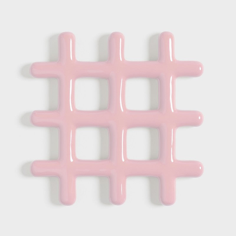 Trivet grid pink